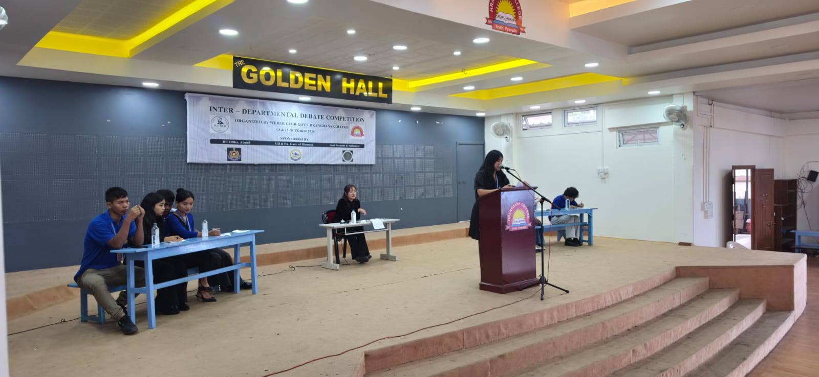 Govt. Hrangbana College in Inter-Departmental Debate Competition buatsaih